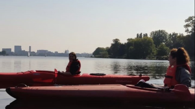 Kajakpaddeln am Donnerstag