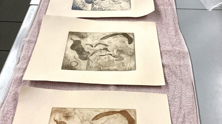 Workshop Kaltnadelradierung