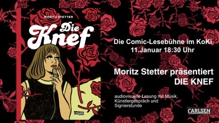 Die Comic-Lesebühne im KoKi: Moritz Stetter "Die KNEF"