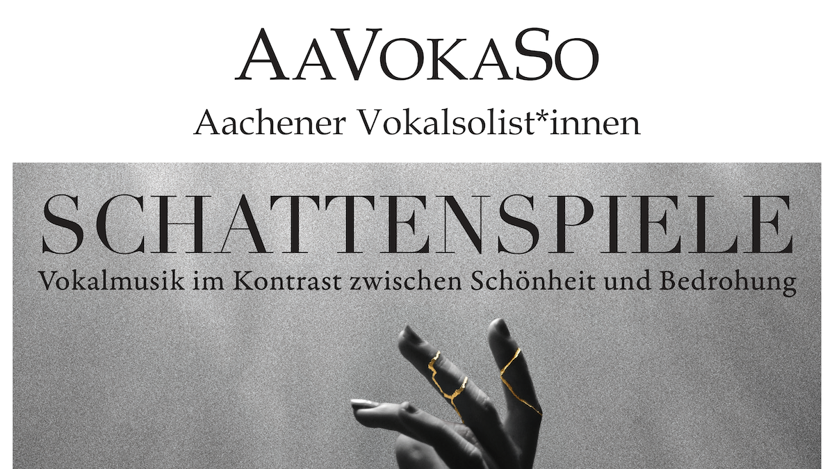 Titelbild der Veranstaltung Schattenspiele - Vokalmusik im Kontrast zwischen Schönheit und Bedrohung