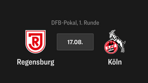 DFB-Pokal, 1. Runde, Regensburg vs. 1. FC Köln // LIVE in HD