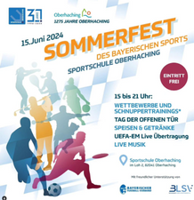 Sommerfest des bayerischen Sports