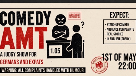 Comedy Amt — Judgy Show for Germans and Expats