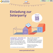 Solarparty - packsdrauf' in Köln-Ehrenfeld