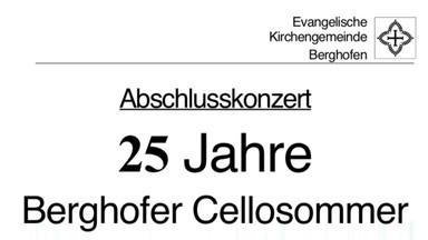 Berghofer Cellosommer - 25-jähriges Jubiläum, 50 Cellist:innen und jede Menge Freude. 30.08.2026 um 11:30 Uhr, ev. Kreuzkirche Dortmund-Berghofen, Fasanenweg, Eintritt frei