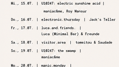 U10247: electric sunshine acid (feat maniac&me and Roy Mansur)