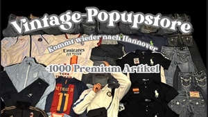Vintage/Second-Hand Popupstore in Hannover am 5.9-6.9.2025