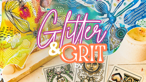 Glitter & GRIT: Neujahr  Tarot und intuitives Malen (Queerfriendly)