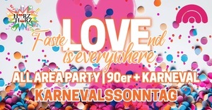 HERZ an HERZ | Karnevalssonntag | PARTY im CBE & YUCA