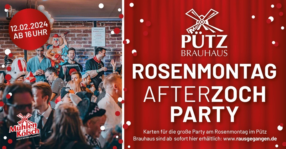 After Rosenmontags - Zoch Party - Jebütz im Pütz