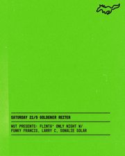 WUT presents  FLINTA* only night w/ Funky Francis, Larry C, Sonalie Solar