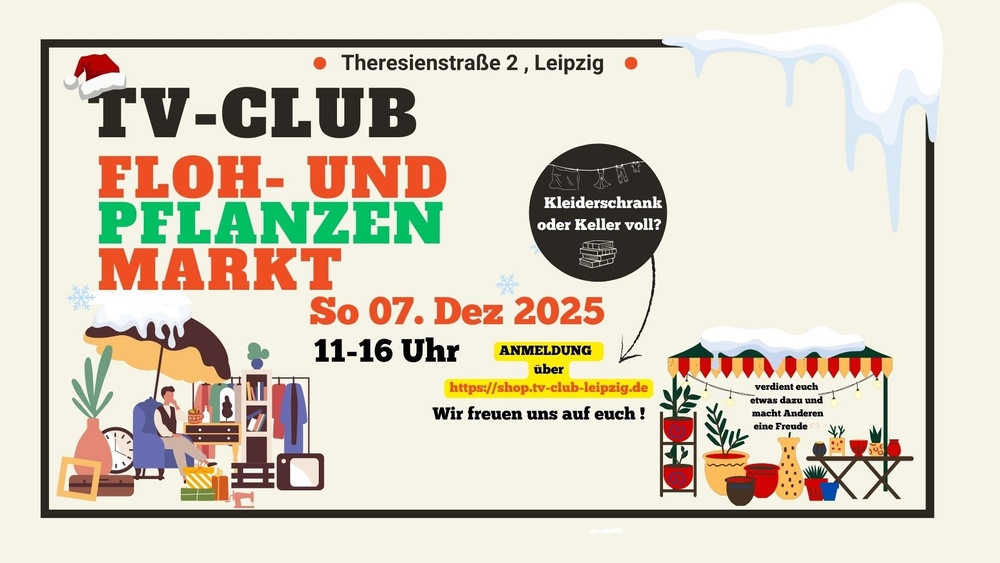 Weihnachtlich-winterlicher Floh- und Pflanzenmarkt