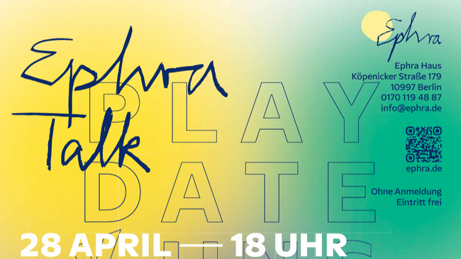 Ephra Talk x Volkswagen Group Art4All: PLAY DATE – Kunst trifft Spiel