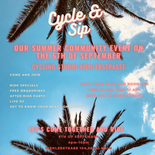 SIP & CYCLE - SUMMER EVENT