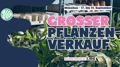 Großer Pflanzenverkauf - München