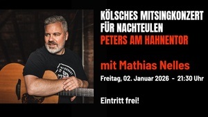 MitSingKunzät vür Naaksüüle, kostenloses Mitsingkonzert mit Mathias Nelles