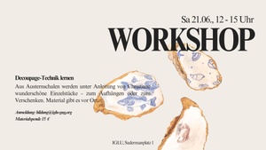 Aus Muscheln wird Mee(h)r - Decoupage Workshop