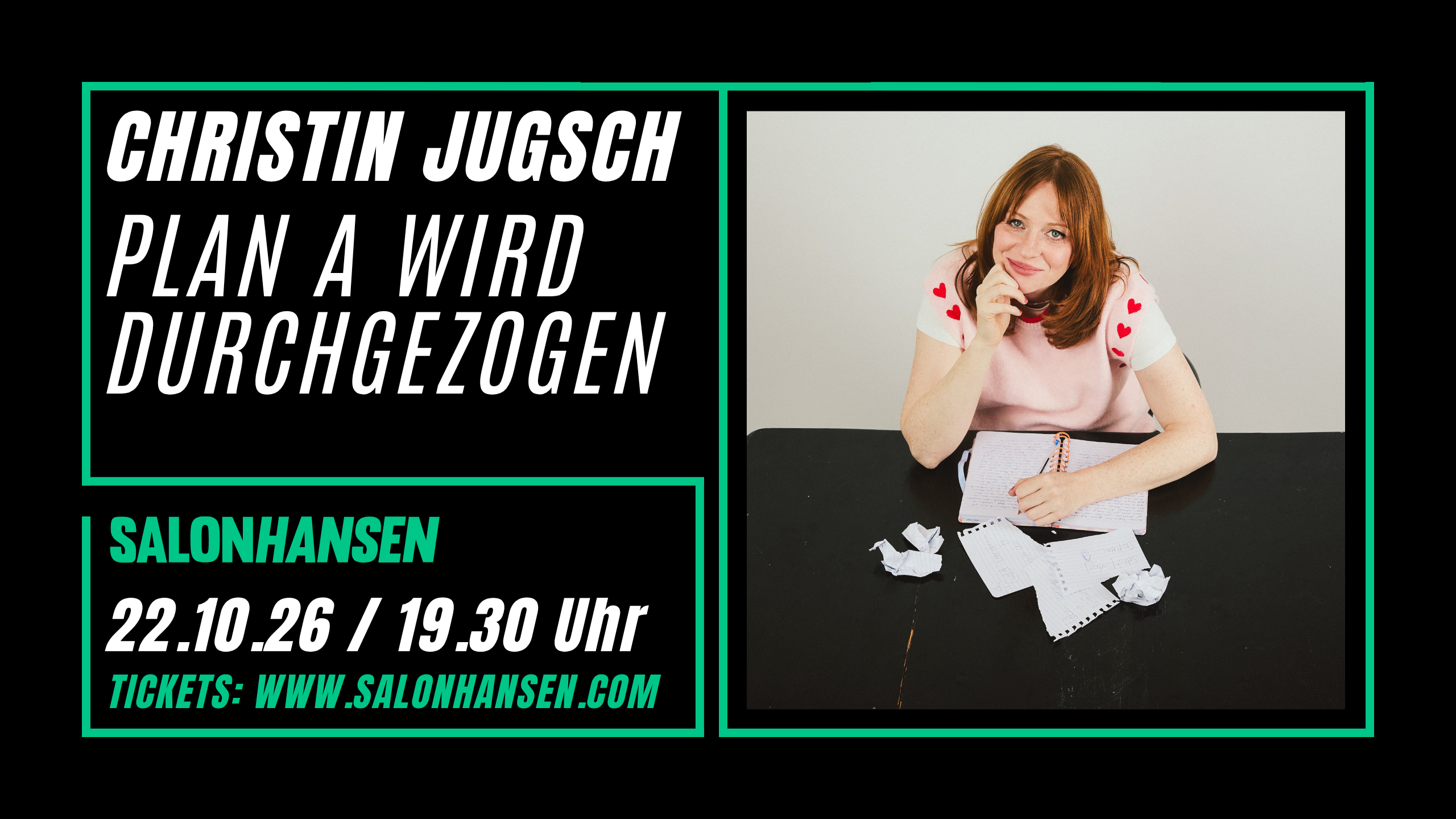 Christin Jugsch - Plan A wird durchgezogen