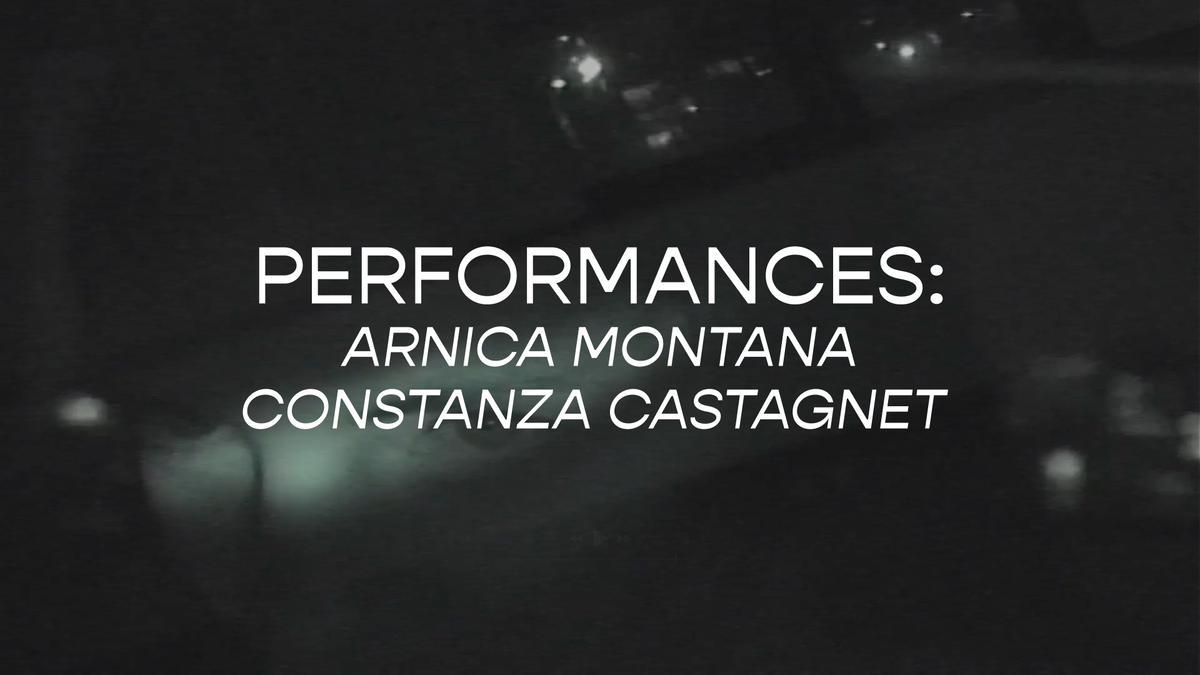 Titelbild der Veranstaltung soft signals – Performances von Arnica Montana und Constanza Castagnet