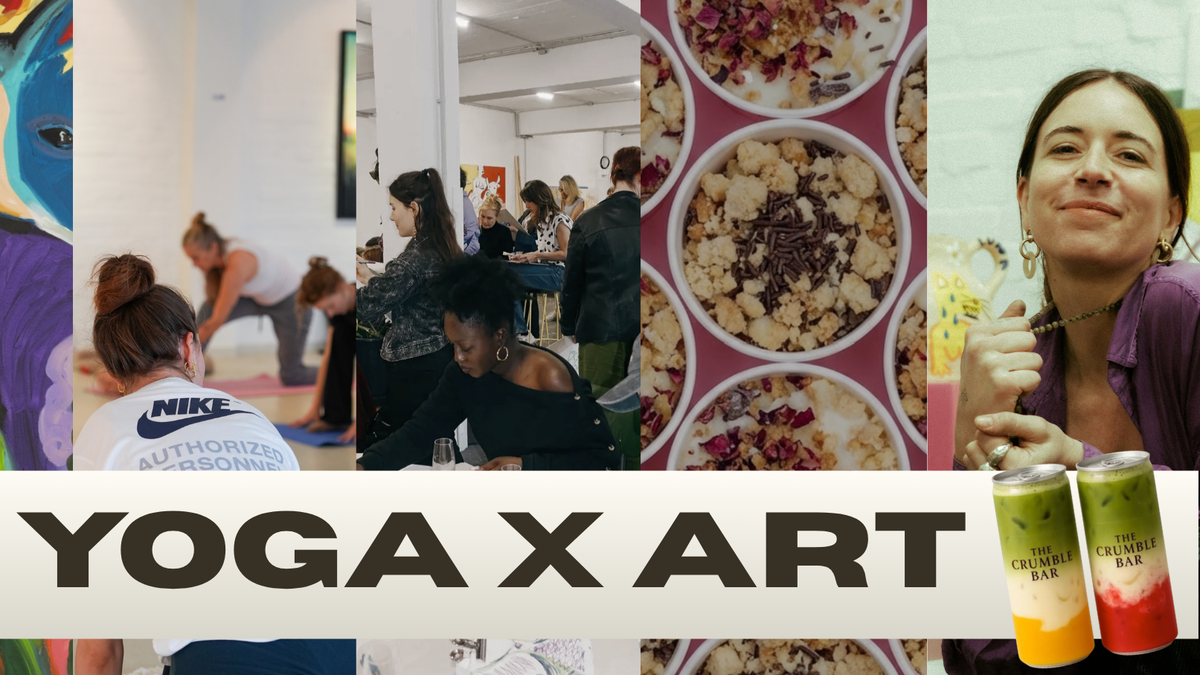 Titelbild der Veranstaltung Yoga X Art | 60 Min. Flow Yoga in der Ausstellung "Where is the love?"