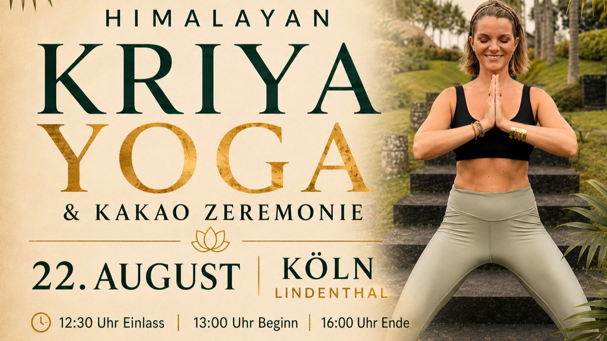 Titelbild der Veranstaltung Kriya Yoga Event und Kakao Zeremonie