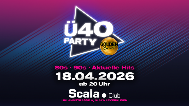 𝐆𝐨𝐥𝐝𝐞𝐧 𝐁𝐞𝐚𝐭𝐬 – Ü𝟒𝟎 𝐏𝐚𝐫𝐭𝐲 | Leverkusen (Scala)