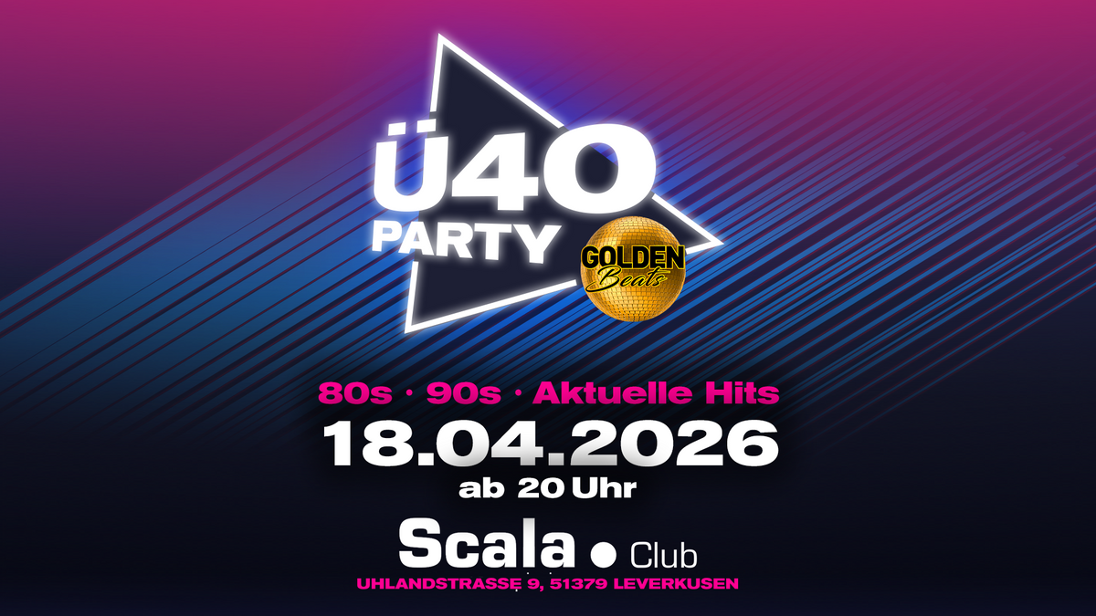 Golden Beats Ü40-Party ( AUSVERKAUFT! )