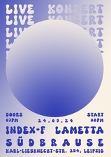 INDEX F + Lametta | live Konzert in der Südbrause