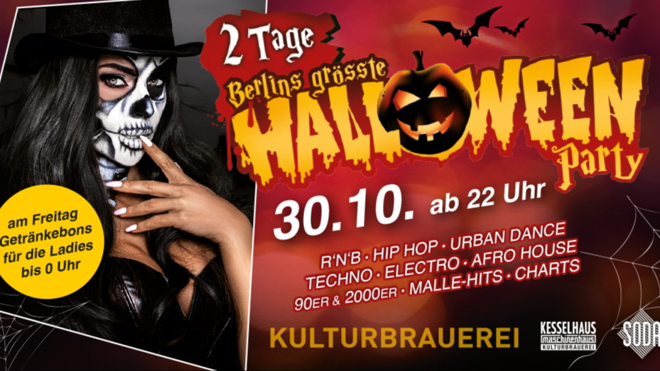 Halloween in der Kulturbrauerei FRIDAY