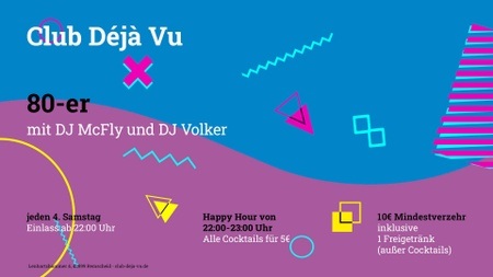 80er-Party mit den DJs Volker & McFly
