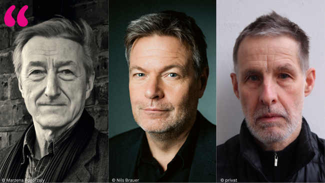 Julian Barnes und Robert Habeck über Wahrheit und Dichtung. Mit Frank Arnold