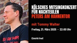 MitSingKunzät vür Naaksüüle, kostenloses Mitsingkonzert mit Tommy Walter