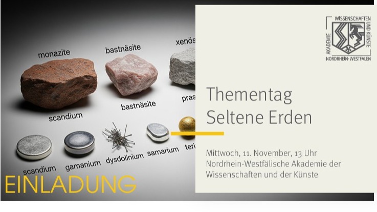 Titelbild der Veranstaltung Thementag Seltene Erden