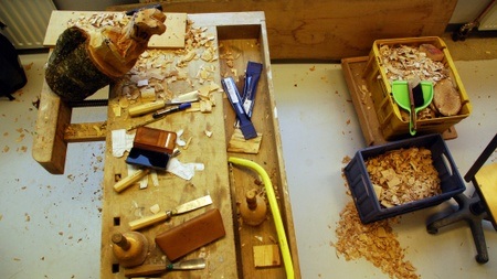Skulpturen aus Holz