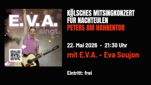 MitSingKunzät vür Naaksüüle, kostenloses Mitsingkonzert mit E.V.A.