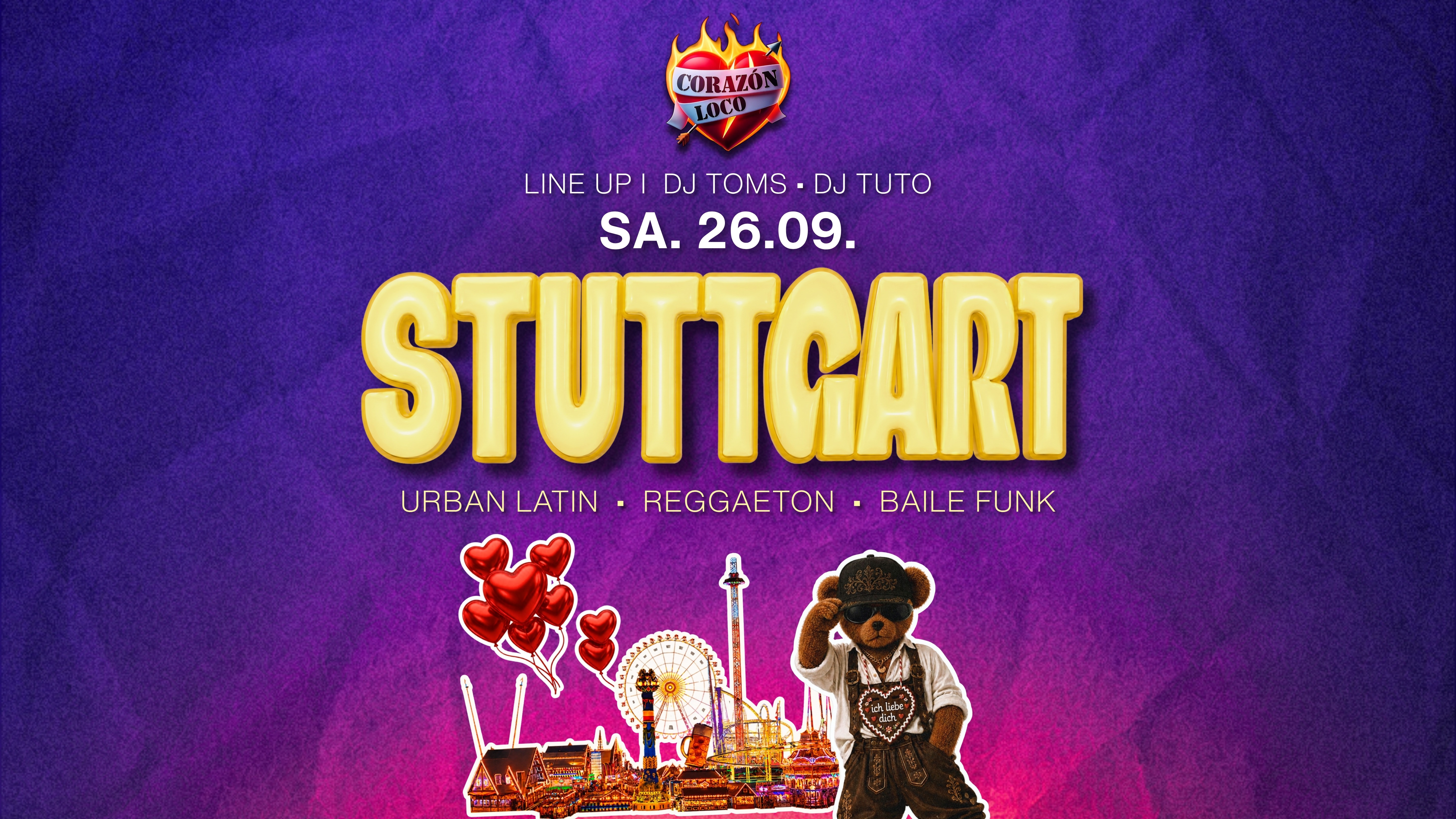 CORAZÓN LOCO I LATIN PARTY I STUTTGART-MITTE