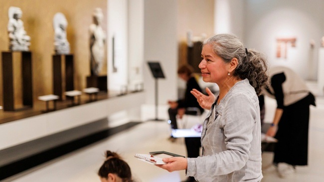 Ungehindert. Tandemführung in Einfacher Sprache durch das Museum für Asiatische Kunst