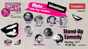 BESTE Comedy klimatisiert! Stand up in der BESTE Bar im Wedding direkt am Leopoldplatz 19:30 Uhr
