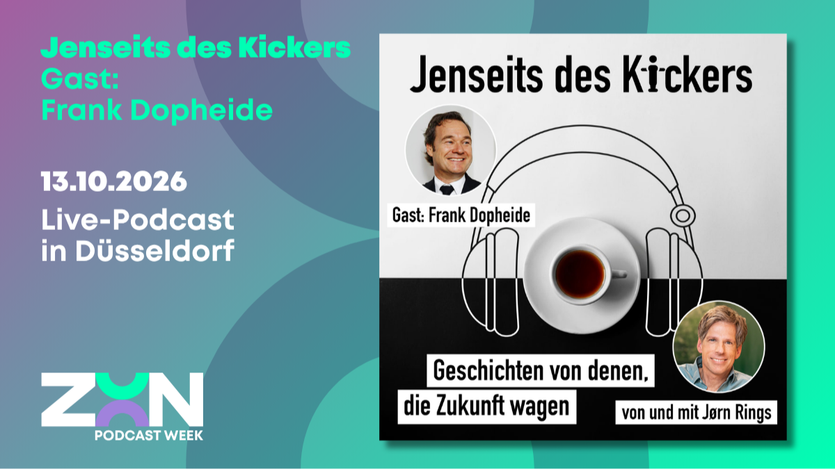 Jenseits des Kickers - Live-Podcast - ZOON PODCAST WEEK