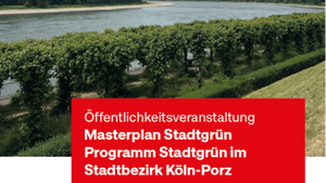 Bürgerwerkstatt zum Masterplan Stadtgrün Porz