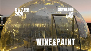 WINE & PAINT x SKY GLOBE at Side Design Hotel