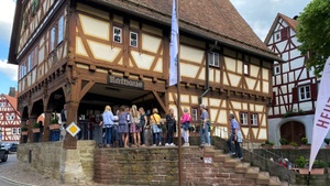 Mannschreck Weine beim Rathaustreff Strümpfelbach