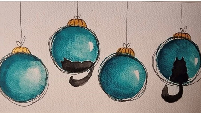 Kreativangebot für Erwachsene - Weihnachtskarten selbst gestalten