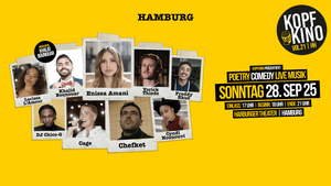 Kopfkino Vol.21: Comedy • Poetry • Live Musik in Hamburg