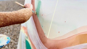 Malen auf den Rheinwiesen mit Vino & Snacks