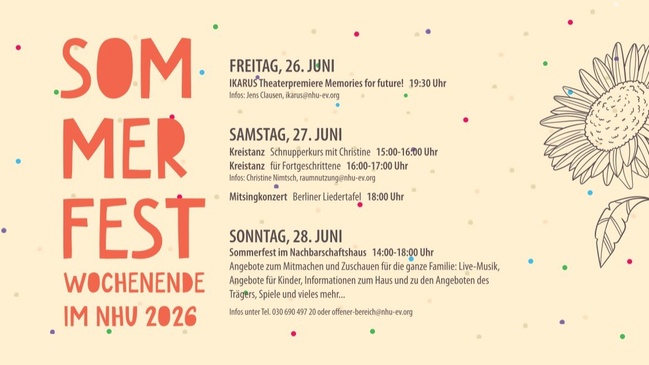 Sommerfest im NHU