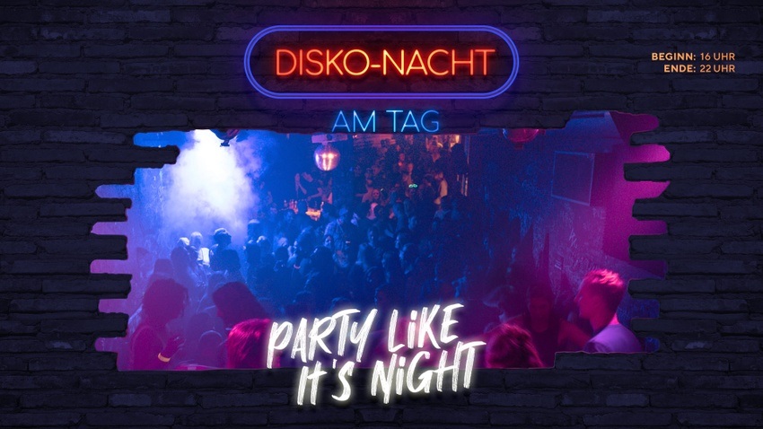 Disko-Nacht am Tag