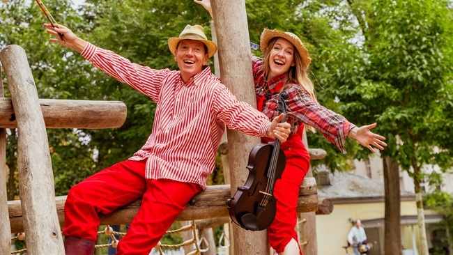 Schnattergans und Huhn