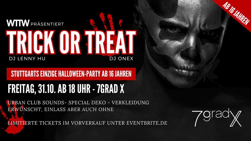 WTTW (ab 16 Jahren) - Halloween @ 7Grad (Off-Location)