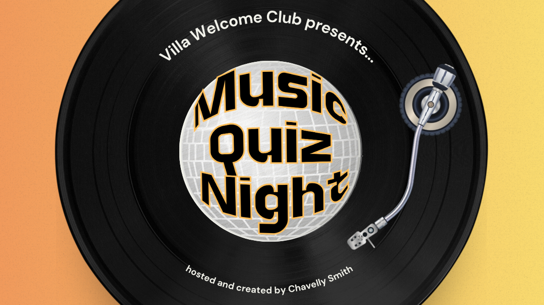 Villa Welcome Club's Music Quiz Night